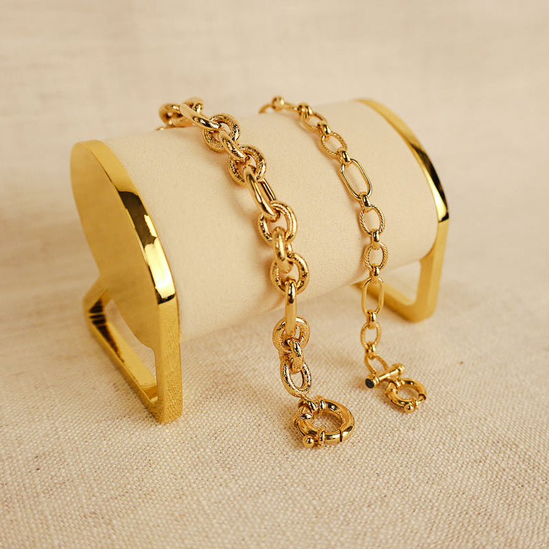 Pulseira Baronesa em Ouro 19kl (19cm)