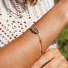 Pulseira Buzio em Prata Dourada com Zircónias