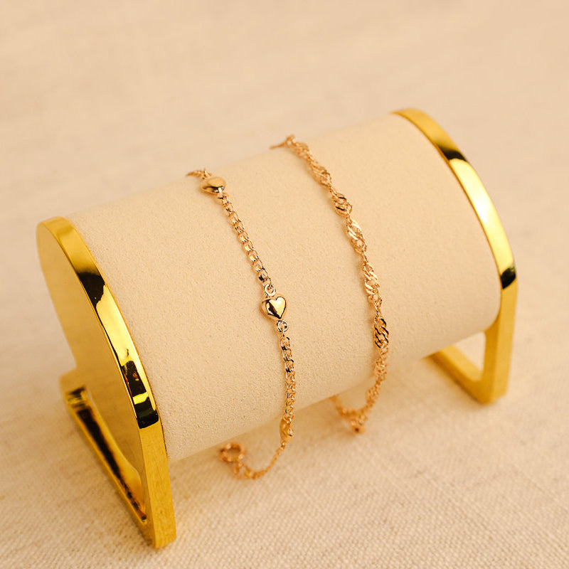 Pulseira Malha Singapura em Ouro 19kl (18cm)