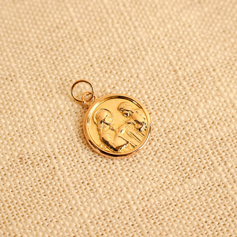 Medalha Religiosa em Ouro 19kl (1.59cm)