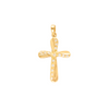 Cruz em Ouro 19kl com Zircónias (2.4cm)