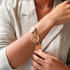 Pulseira Pontilhada em Ouro 19kl com 5 Libras em Ouro de 22kl (18cm)
