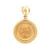 Libra Rainha Isabel II (1968) com Aro Trabalhado em Ouro 19kl