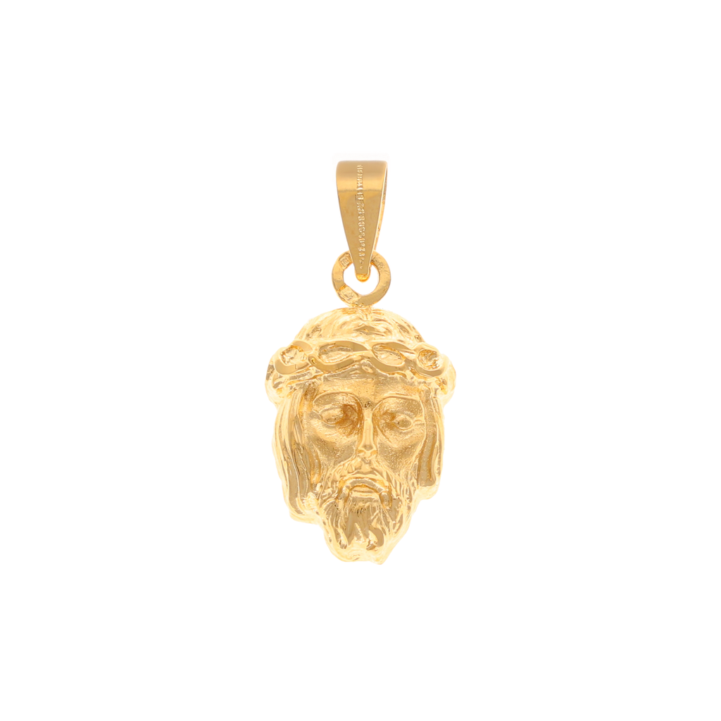 Medalha Cara de Cristo em Ouro 19kl (1.8cm)