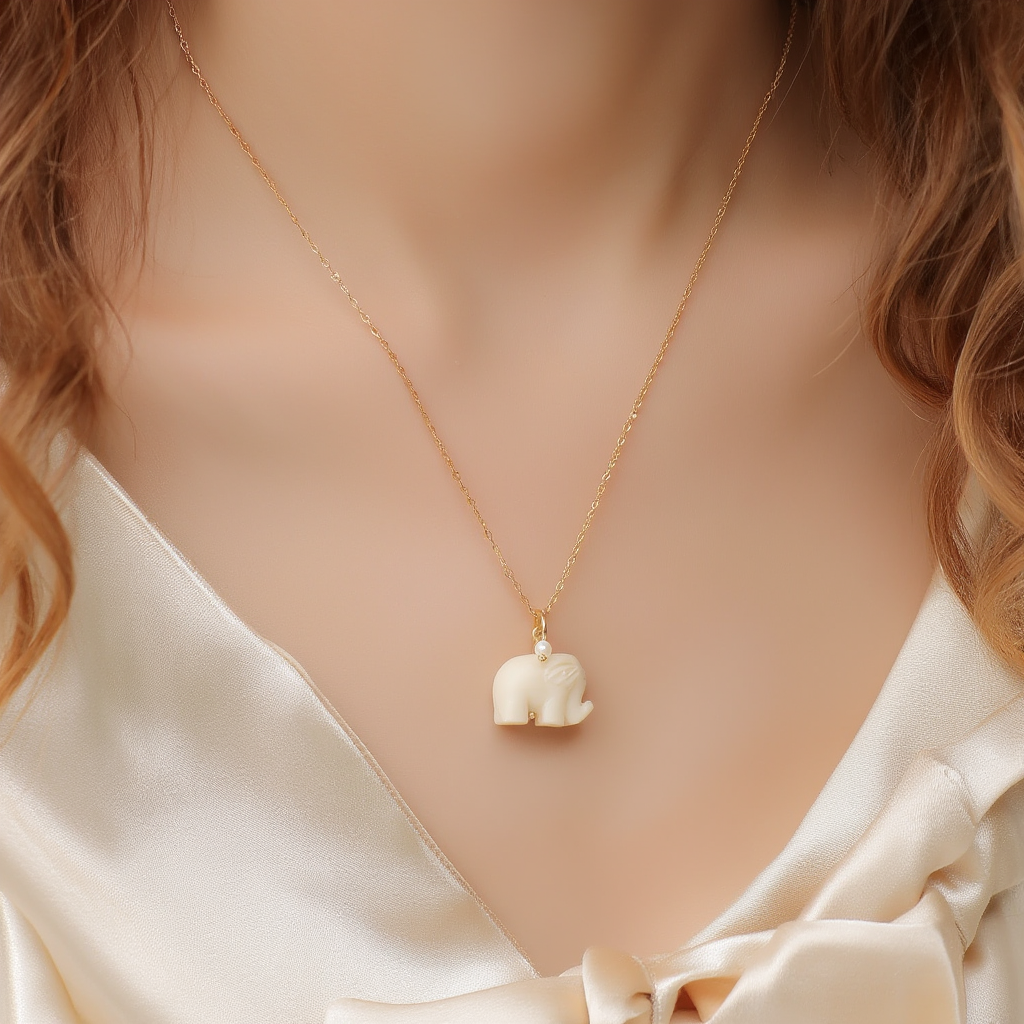 Silver Necklace with Stylized Heart and Zirconias