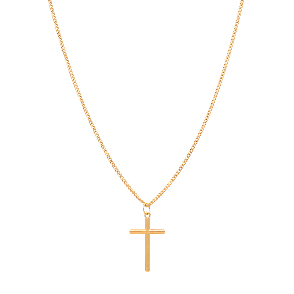 Fio em Ouro 19kl com Cruz (59cm)