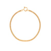 Pulseira de Criança em Ouro 19,2Kl com Malha Batida  Com o tamanho perfeito para crianças, esta pulseira irradia uma graça delicada, tornando-a uma escolha adorável para oferecer em ocasiões especiais como aniversários ou batizados. Ao oferecê-la, está a proporcionar uma peça preciosa que pode ser apreciada ao longo de toda a vida