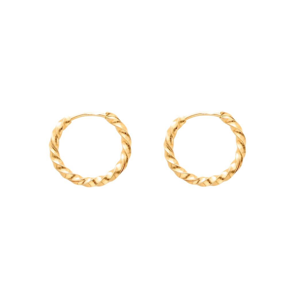 As Argolas em Ouro de 19.2kl com Efeito Torcido são uma escolha sofisticada e contemporânea para quem procura elegância com um toque moderno. O ouro de alta qualidade em 19.2 quilates confere brilho e durabilidade às argolas.