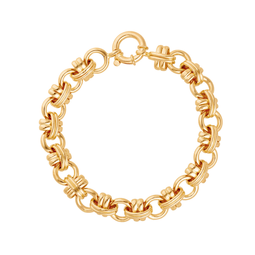 Pulseira Baronesa em Ouro (21cm) - Loja do Ouro