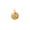 Medalha Lembrança de Tio em Ouro (1cm) - Loja do Ouro