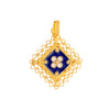 Esta Medalha em Ouro de 19.2kl é uma obra-prima que combina a riqueza do ouro com a delicadeza dos motivos florais em esmalte colorido e os detalhes elegantes dos caramujos. Esta peça é muito mais do que uma joia; é uma expressão de beleza, tradição e sofisticação. Uma peça tradicional da ourivesaria nacional, inspirada na tradição dos azulejos portugueses.