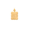 Medalha Papiro em Ouro 19 kl com Signo Escorpião
