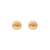 Brincos Meias Bolas Perfuradas em Ouro 19kl (1.2cm)