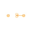 Brincos Bola em Ouro 19kl (5mm)