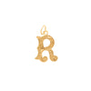 Medalha Letra R em Ouro 19kl (1.5cm)