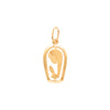 Medalha Nossa Senhora de Fátima em Ouro de 19kl (2cm)