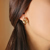 Brincos Circulares em Ouro 19kl