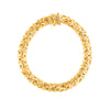 Pulseira Malha Entrelaçada em Ouro 19kl (20cm)