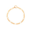 Pulseira Criança Malha 3x1 em Ouro 19kl (13cm)