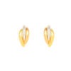 Brincos Três Fiadas Tricolor em Ouro 19kl (0.8cm)