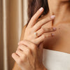 Anel Chuveiro Ouro 19kl com Diamantes (T12)