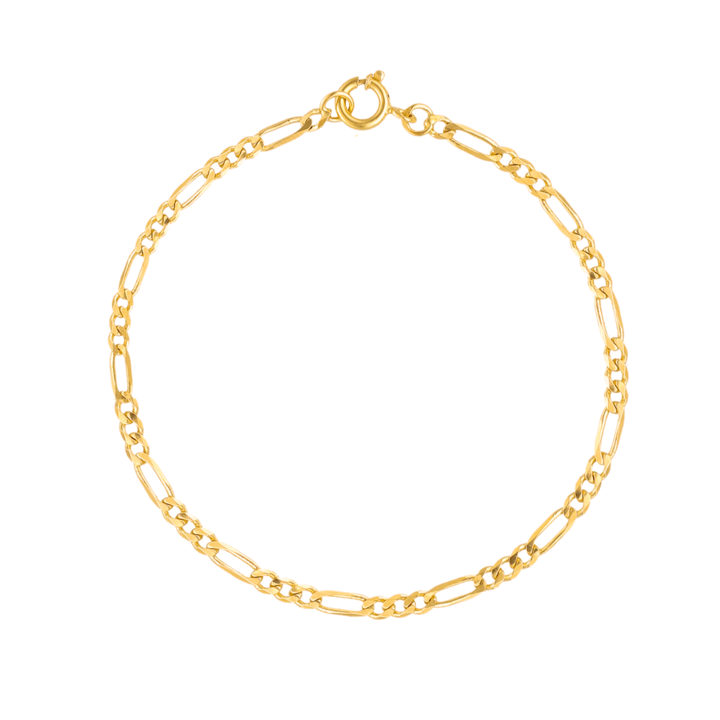 Pulseira Malha 3x1 em Ouro 19kl (20cm)