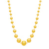Colar Contas de Viana Diversas em Ouro 19kl (45cm)