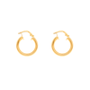 Argolas Pequenas e Grossas em Ouro 19kl (1.5cm)