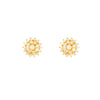 Brincos Chuveiro em Ouro 19kl com Zirconias