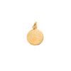 Medalha Redonda em Ouro 19kl com Signo Caranguejo (1.3cm)