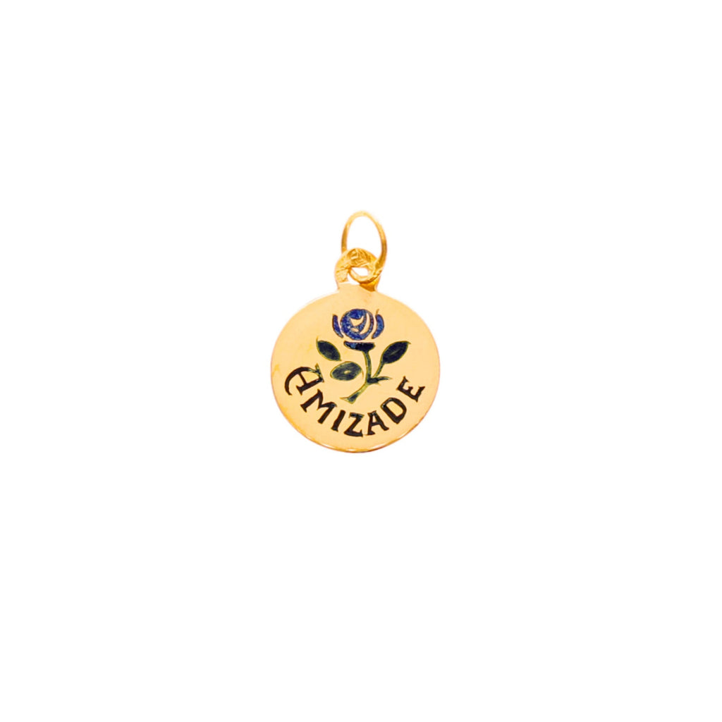 Medalha "Amizade" em Ouro 19kl (1.1cm)
