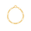 Pulseira Criança Malha 3x1 em Ouro 19kl (12cm)
