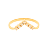 Anel em Ouro 19kl com Tiara de Diamantes (T15)
