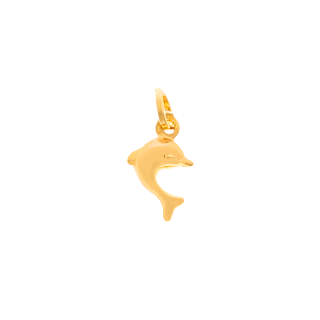 Medalha Golfinho em Ouro 19kl (1cm)