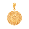 Medalha em Ouro 19kl com Granitos e Trabalhado em Filigrana (3.5cm)