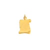 Medalha Papiro Signo Capricórnio em Ouro 19kl (2.2cm)