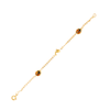 Pulseira de Criança em Ouro 19kl com Golfinho e Joaninhas (12cm)