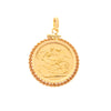 Libra Rainha Vitoria (1896) com Aro Corda em Ouro 19kl