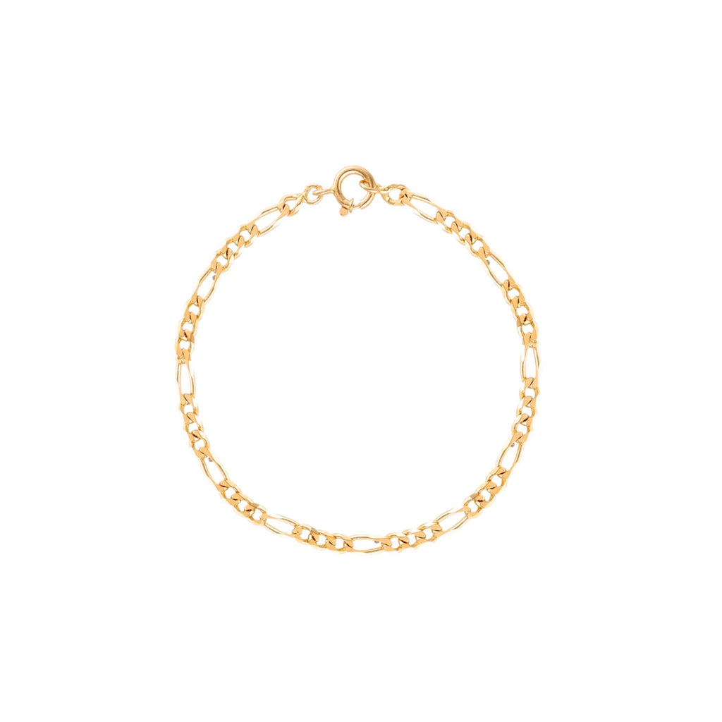 Pulseira Criança Malha 3x1 em Ouro 19kl (14.5cm)