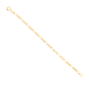 Pulseira Criança Malha 3x1 em Ouro 19kl (14.5cm)