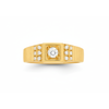 Anel em Ouro 19kl com Diamantes (T20)