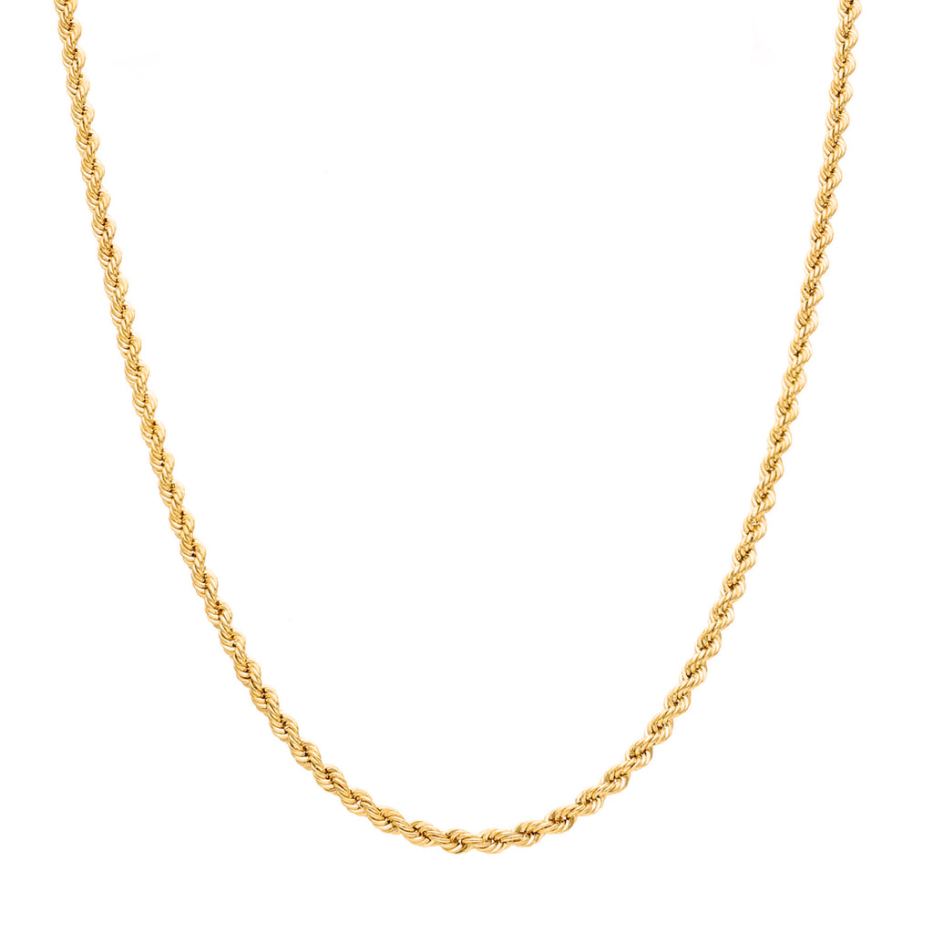 Fio Malha Corda em Ouro 19kl (63cm)