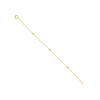 Pulseira para Criança em Ouro 19kl com Esferas (12.5cm)