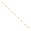 Pulseira em Ouro 19kl com Malha Trancelim (18.5cm)