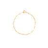 Pulseira Malha 3x1 para Criança em Ouro 19kl (12cm)