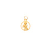 Medalha Anjo da Guarda em Ouro 19kl com Aro Corda (1.1cm)
