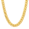 Gargantilha em Ouro 19kl com Elos Duplos (42cm)