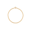 Pulseira Criança em Ouro 19kl com Malha Batida (12.5cm)