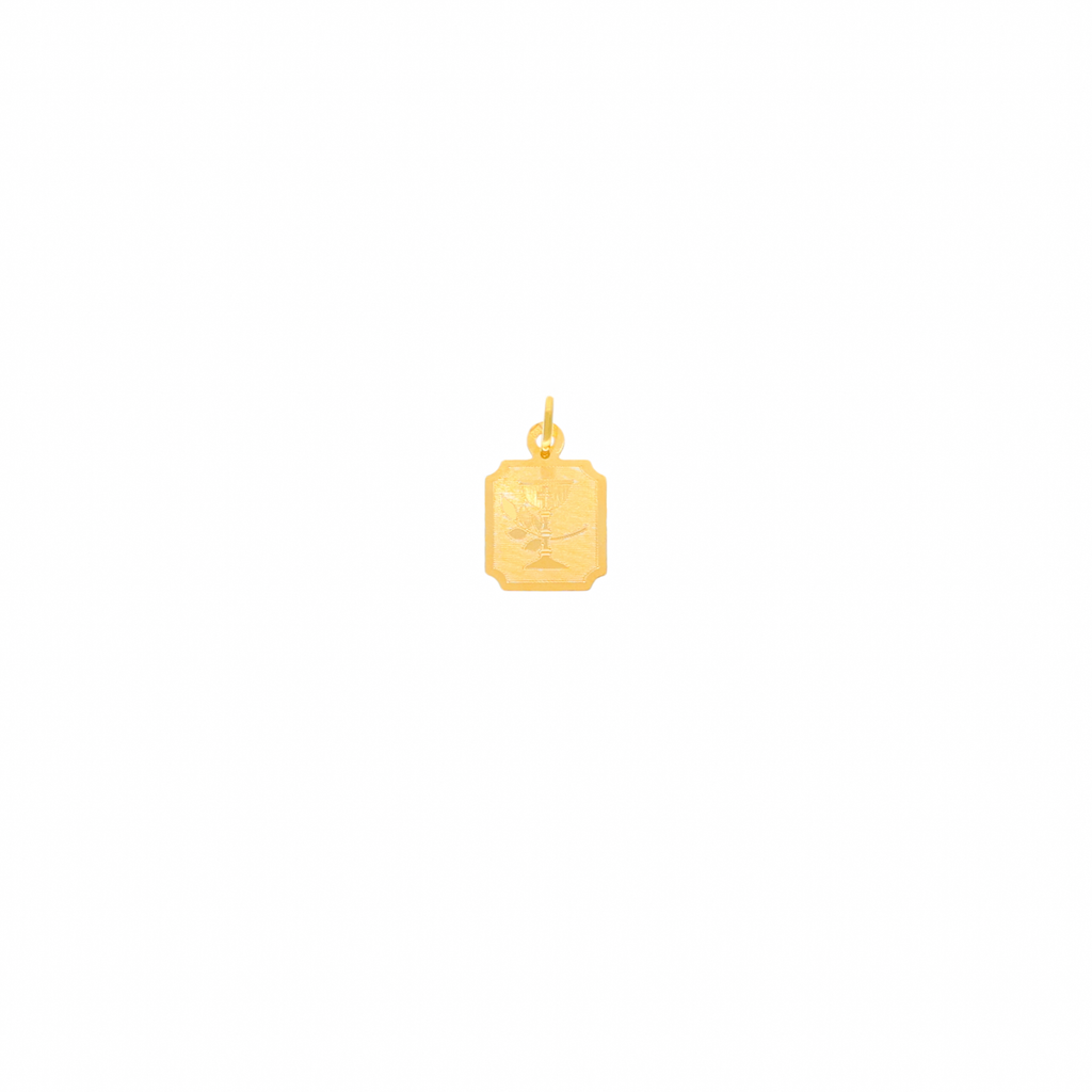 Medalha Batismo em Ouro 19kl (1.2cm)