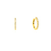 Argolas em Ouro 19kl com Zircónias (1.5cm)